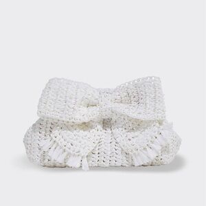 NWT Vineyard Vines Raffia Bow Clutch